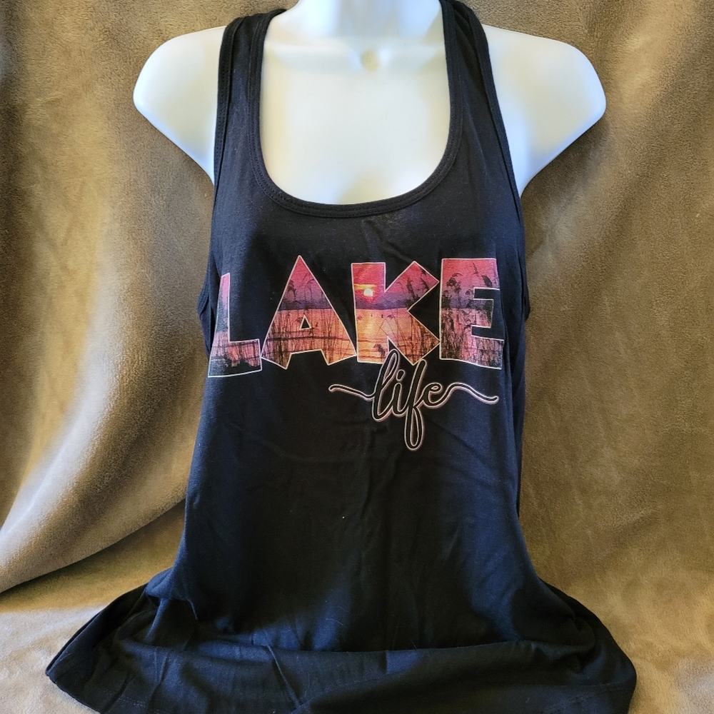 Life life Racer Back Tank Top